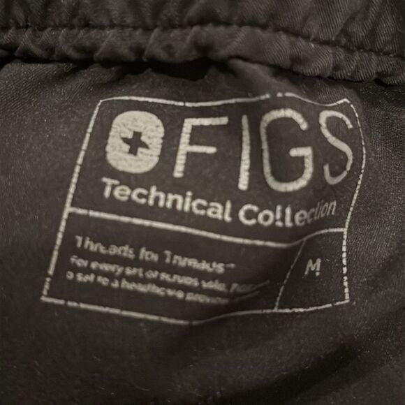 Figs Cairo Cargo Scrub Pants in black men’s M - Picture 4 of 6